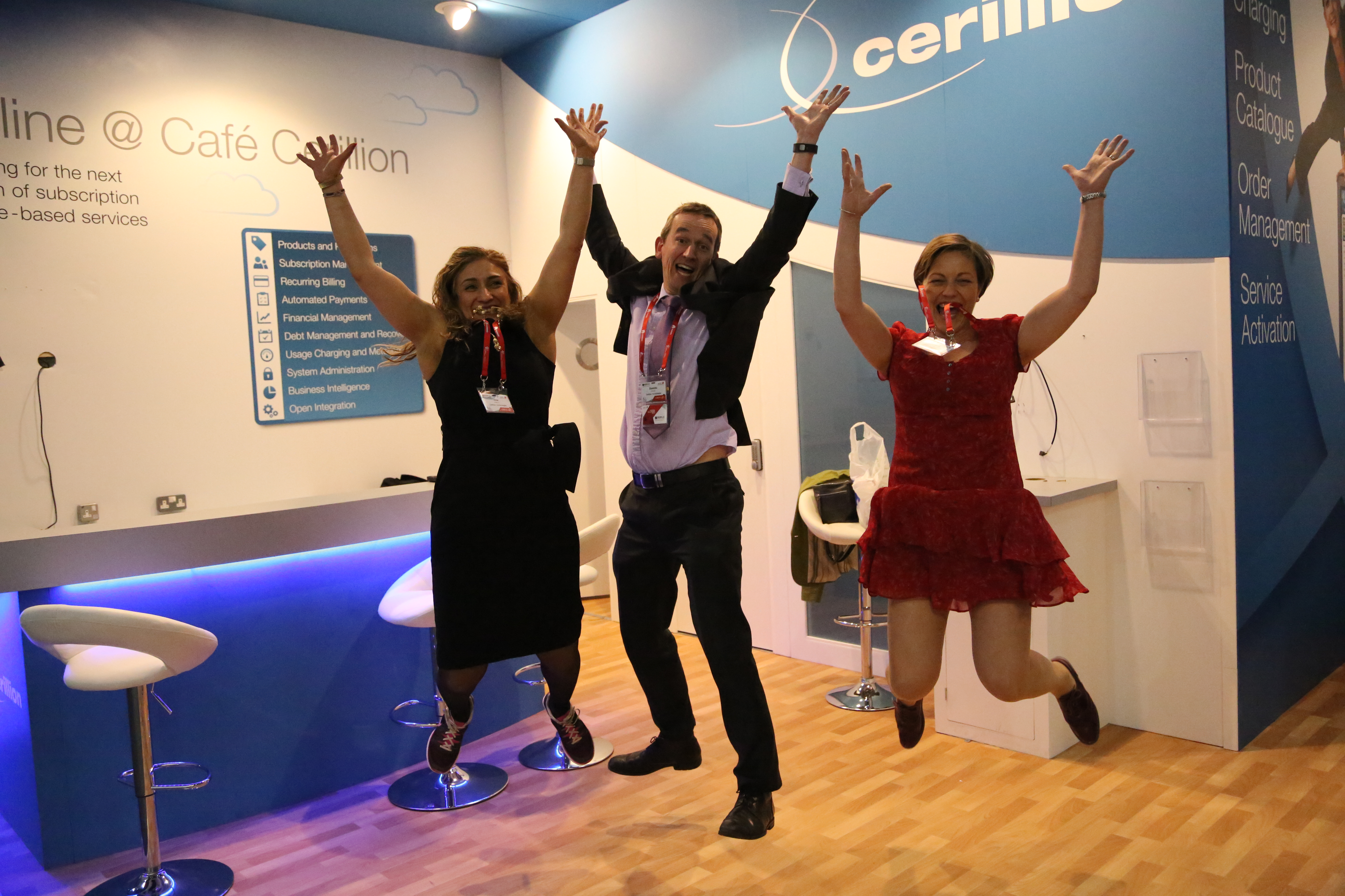 Jumping for joy, MWC 2015